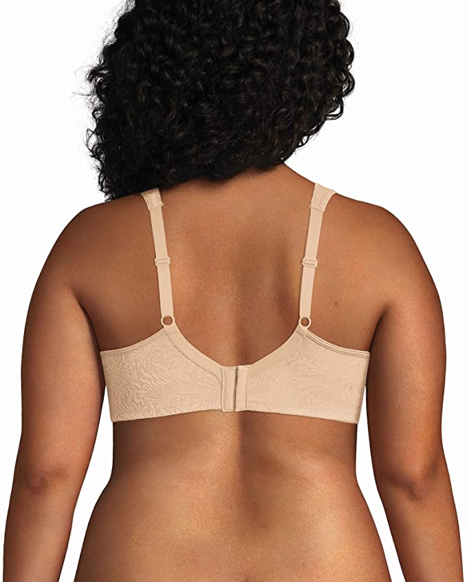 Playtex 18 Hour Side & Back Smoothing Wireless Bra Nude 36D